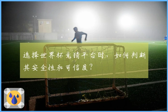 选择世界杯竞猜平台时，如何判断其安全性和可信度？